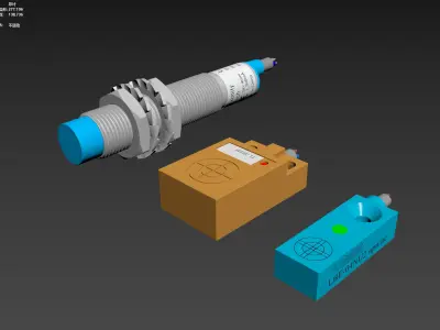 Proximity sensor 3D model