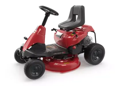 Lawn Mower Low-poly 3D model get