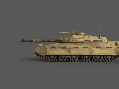 tank M1 A2 3D model