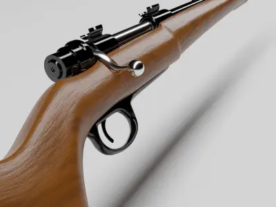 FPS Hunting Rifle 3D model