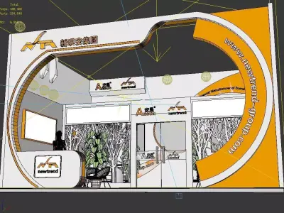 Exhibition - Area -8X6-3DMAX2012-08 3D model