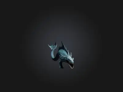 Realistic Leviathan Model Low-poly 3D model