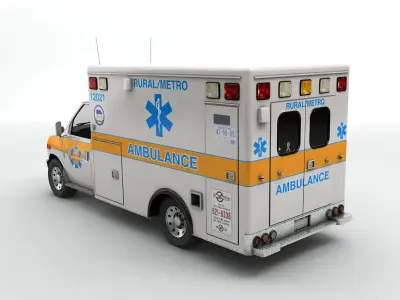 Ambulance Metro 3D model