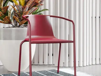  Replica iSiMAR Cafe Armchair Model, Red  purchase