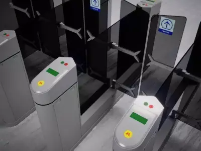 Metro Turnstile 3D model purchase