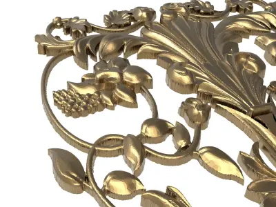  decorative pattern ready for 3D printing 3D model