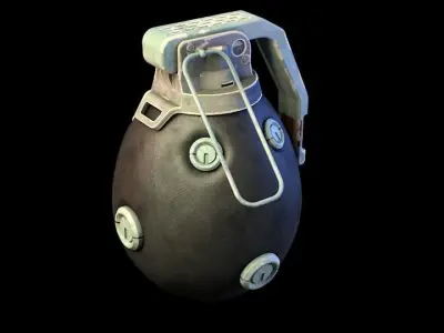 grenade 3D model get
