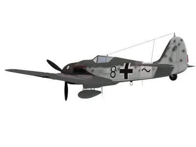Focke Wulf Fw190 A8 R7 3D model