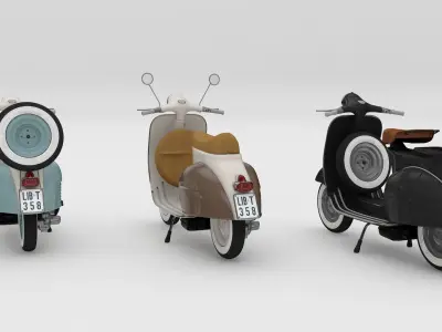 Piaggio Vespa 3D model
