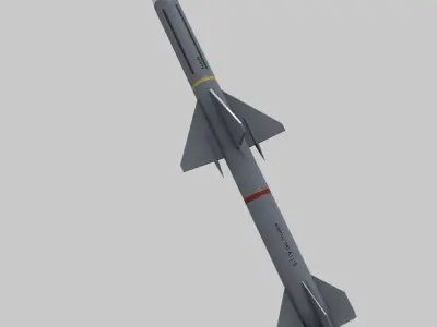 missile 1 Free low-poly 3D model