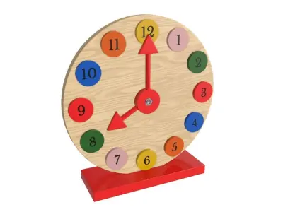 Children wood toys pbr part 2 3D Model Pack