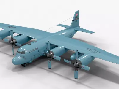 Plane 14 3D model