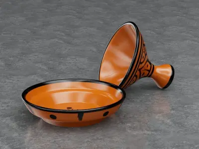 Moroccan Mini TAGINE Pot 3D model