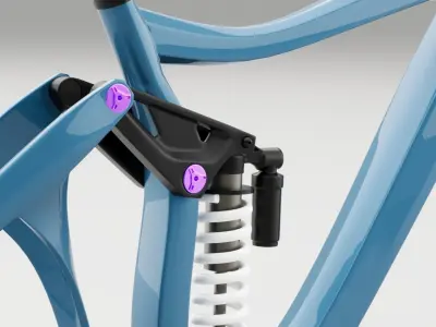 Downhill frame Giant Glory 3D model