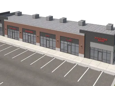 Retail-091 Retail Store 3D model