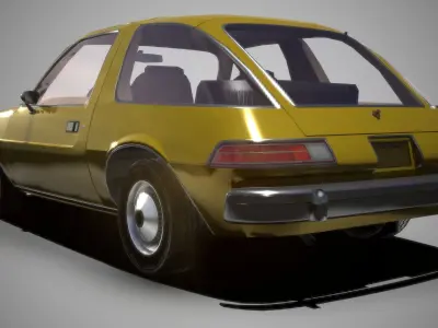 AMC Pacer Low-poly 3D model