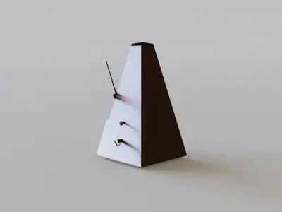 Metronome Low-poly 3D model