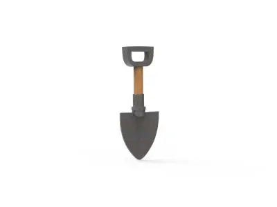 Asset002 Shovel  Free low-poly 3D model