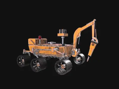 Mars Rover 4 in 1 3D model
