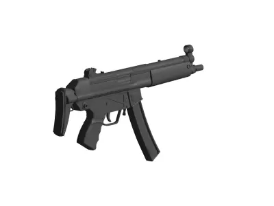 Heckler Koch MP5 3D model buy