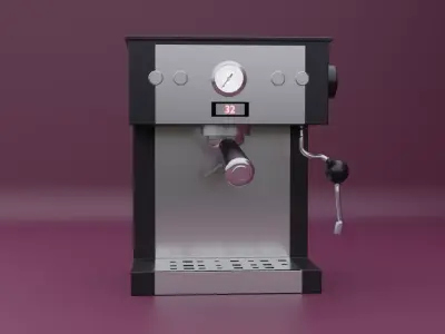 Coffee Maker Free low-poly 3D model purchase