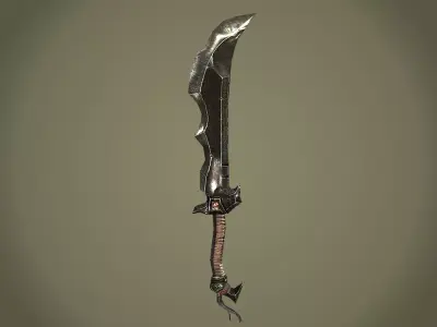 Sword Free low-poly 3D model shop