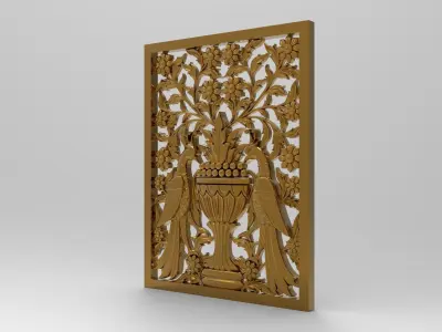Decorative lattice 3D model