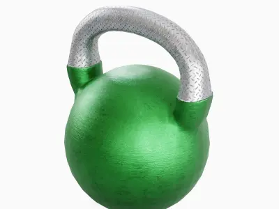Kettlebell 05 Low-poly 3D model