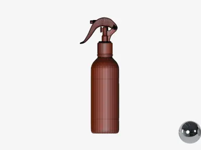 Cosmetic Spray Bottle  Low-poly 3D model