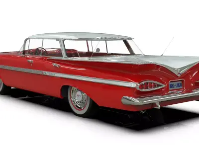 1959 Chevrolet Impala Sport Sedan HARDTOP 3D model