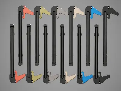 Clutch - Replica Low-poly 3D model