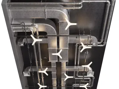 Ceiling 01 Low-poly 3D model