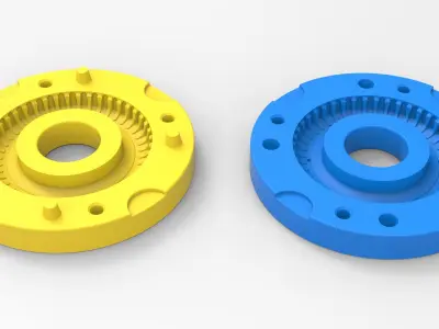 Mold for diecast  tire 2 Scale 1 to 10 and 1 to 14 and 1 to 25 3D print model