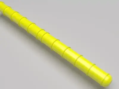 Yellow Pipeline 3D model