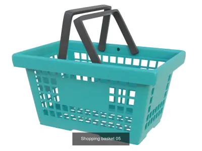 Shopping baskets  3D Model Pack