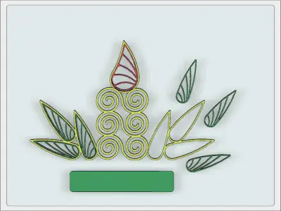 Candle dragonfly Free 3D print model
