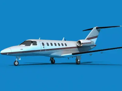Cessna C528 Citation CJ3 V03 3D model