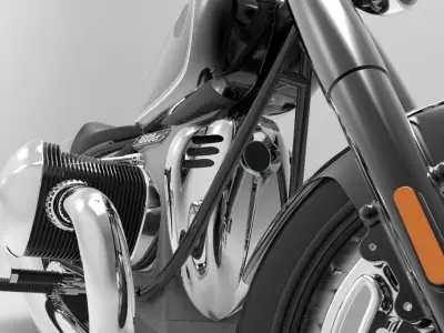 R18 Cruiser Motorcycle 3D model