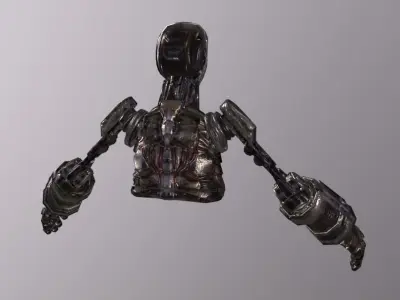 RobotFactory Robot TopBody Low-poly 3D model