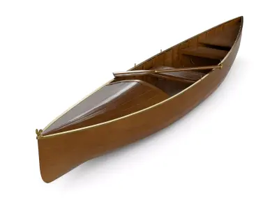Rowboat 3D model by Rustamovich from CGTrader (PBR)
