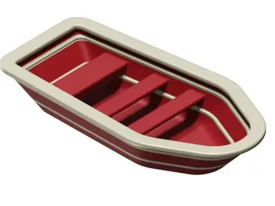 Fabulous Fishing Boat Toy 3D model