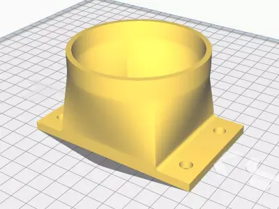 VW Golf Air INTAKE Bosch adapter 3D print model