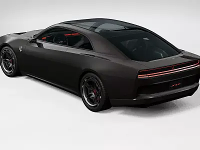 2024 Dodge Charger Daytona SRT Concept Grey 3D model