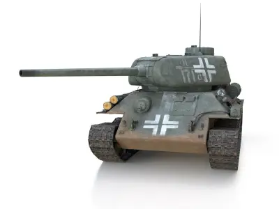 Panzerkampfwagen 747 R - T-34 85 3D model