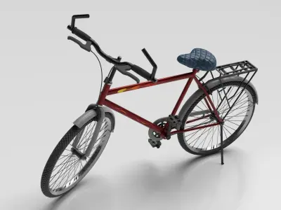 Bicycle Low-poly 3D model order