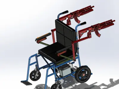 wheel chair 3D model