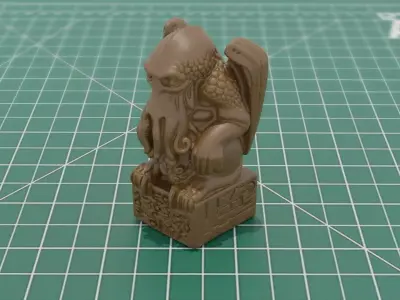 Cthulhu Statue  STL 3MF 3D Print Model File 3D print model