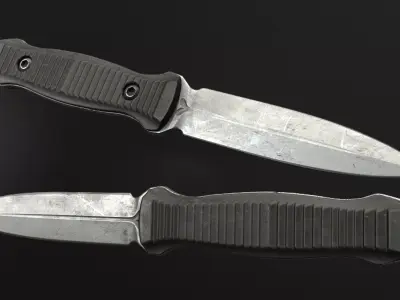 Knife Infidel  Low-poly 3D model