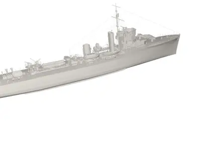 Military Ship 3D model purchase