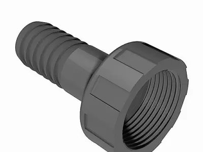 PVC Hose Adaptors - BSP Female Free 3D model